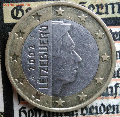 Люксембург 1 евро 2002 года до 18.08.2025 - IMG_20250811_174117