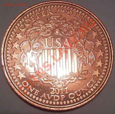 одна унция США  2010г. МЕДЬ  комплект  (5шт) - 4_2