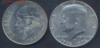 Мексика 1 песо 1981 г. 18.08.2025 г. 22 -00 МСК. - США