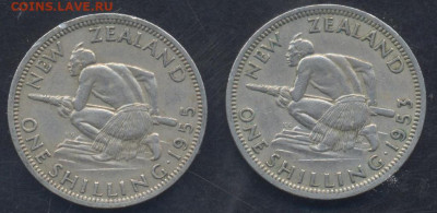 Новая Зеландия 1 шиллинг 1955 г.18.08.2025 г. 22 -00 МСК. - Н. Зеландия шиллинг