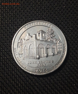 4 доллара 2016 года (Р) ПАРКИ ХАРПЕРС ФЕРРИ До 23.08 - 20250208_213625