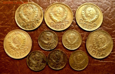 3,1 копейка 1938 и 39года.UNC(10 монет). до 21.08.25 - 11zon_cropped (29)