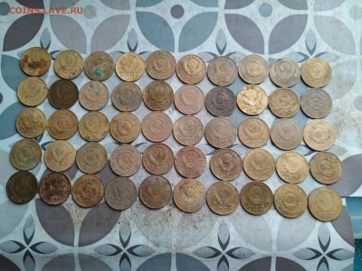 3 копейки 1926-1957,50 штук до 21.08.2025 - 50тр (2)