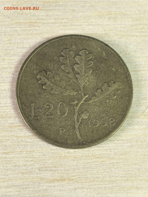 Италия 20 лир 1958 г - photo_5269471925397223907_y