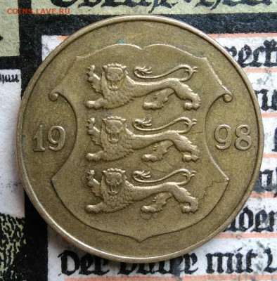 Эстония 1 крона 1998 года до 25.08.2025 - IMG_20250817_013950