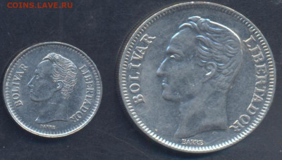 Венесуэла 2 боливара 1989 г.21.08.2025 г. 22 -00 МСК. - Венесуэла1