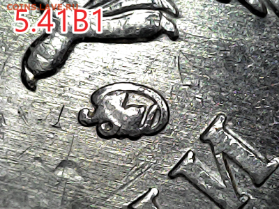 5 руб 2010м 5.41В1 - 25 штук. - 5.41В1