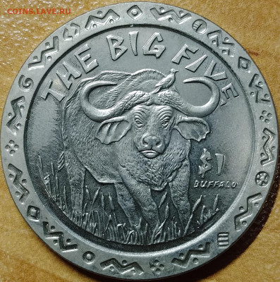 Сьерра-Леоне 1 доллар 2001 - Африканский буйвол до 22.08 - IMG_20250817_193047_348