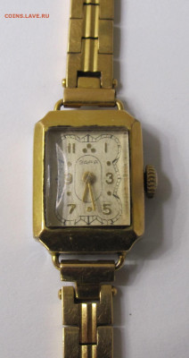 Часы женские "Заря" позолоченные с браслетом Au6+ до 21.08 - 001.JPG