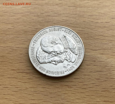 Саксония 2 марки 1909 Лейпцигский университет 500 лет - saksonija_2_marki_1909_lejpcigskij_universitet_500_let_xf_aunc_germanskaja_imperija_germanija_serebro (2)