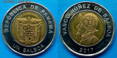 Панама - 1 бальбоа 2017 года (БИМ) до 25.08 - Панама 1 бальбоа, 2017   120