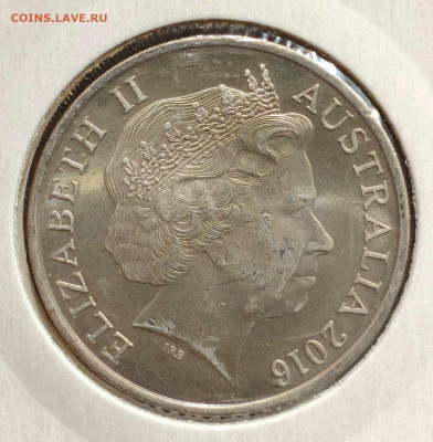 20 центов 2016г. Австралия,UNC, до 23.08.25г. 22:00мск - 1000000984_11zon