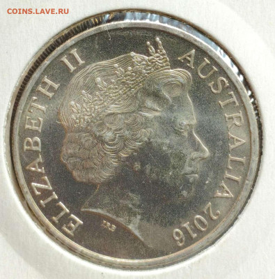 20 центов 2016г. Австралия,UNC, до 23.08.25г. 22:00мск - 1000000980_11zon