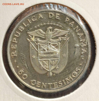 50 сентесимо 1976г. Панама,Prooflike, до 23.08.25г. 22:00мск - 1000000972_11zon