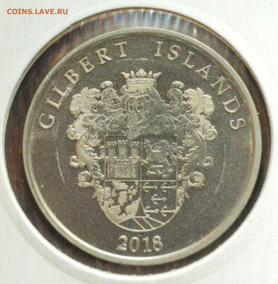 1 доллар 2016г. о.Гилберта,UNC, до 23.08.25г. 22:00мск - 1000001016_11zon