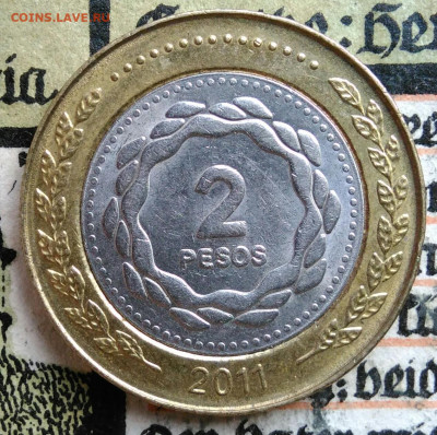 Аргентина 2 песо 2011 года до 25.08.2025 - IMG_20250817_013029