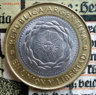 Аргентина 2 песо 2011 года до 25.08.2025 - IMG_20250817_013043
