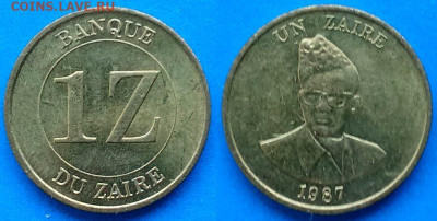 Заир - 1 заир 1987 года до 27.08 - Заир 1 заир, 1987