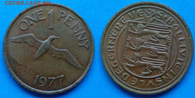Гернси - 1 пенни 1977 года до 27.08 - Гернси 1 пенни, 1977