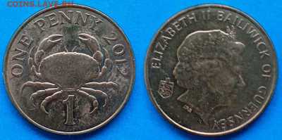 Гернси - 1 пенни 2012 года до 27.08 - Гернси 1 пенни, 2012