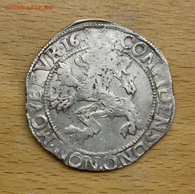 Голландская Республика Кампен Левендальдер 1646 Левок Левков - gollandskaja_respublika_kampen_levendalder_1646_levok_levkovyj_taler_serebro_sokhran_redkost_r_krona