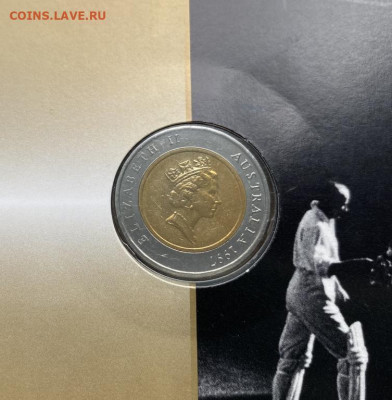 биметалл Австралия 5$ долларов 1997 Дональд Брэдмен КПД - bimetall_avstralija_5_dollarov_1997_donald_bredmen_sport_kpd_konvert_buklet_marki (3)