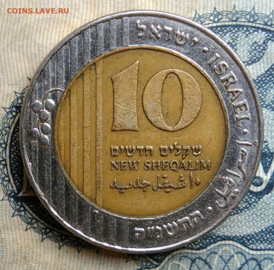 Израиль 10 шекелей 1995 года до 25.08.2025 - IMG_20250822_020055