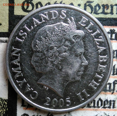 Каймановы острова 25 центов 2005 года до 25.08.2025 - IMG_20250817_003759