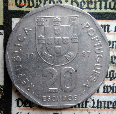 Португалия 20 эскудо 1987 года до 25.08.2025 - IMG_20250817_003233