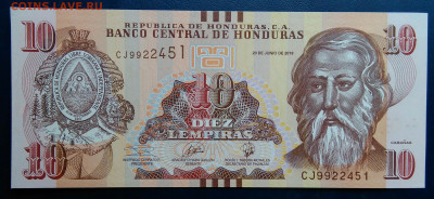 Гондурас 10 лемпир 2019 года до 25.08.2025 - IMG_20250818_012500
