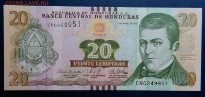 Гондурас 20 лемпир 2022 года до 25.08.2025 - IMG_20250818_012538