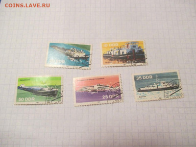 Марки 5 штук . ГДР. Корабли . - IMG_0444.JPG