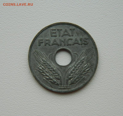 Франция 20 сантимов 1942 г. (Цинк) до 27.08.25 - DSCN7183.JPG