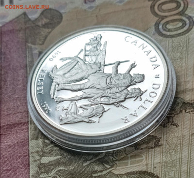 Канада, 1 доллар, 1990 пруф, Генри Келси 24.08 - 121