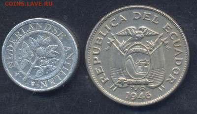 Эквадор 10 центавос 1946 г. 26.08.2025 г. 22 -00 МСК. - Антиллы