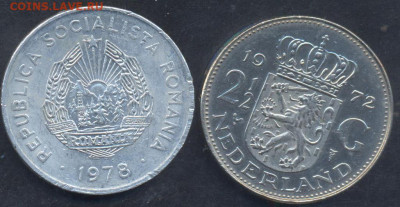 Нидерланды 2,5 гульдена 1972 г. 26.08.2025 г. 22 -00 МСК. - Голландия