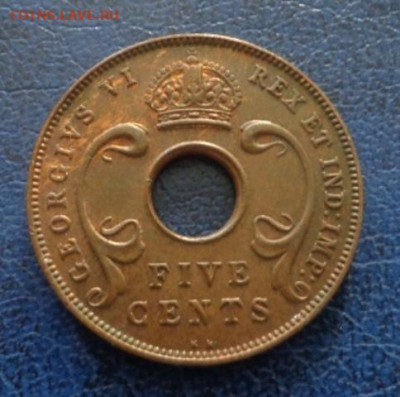 Британская Восточная Африка 5 центов 1937 до 27.08 - DSC00159.JPG