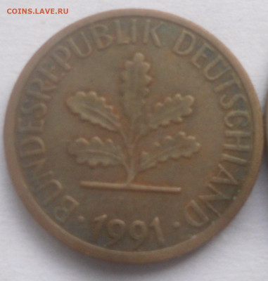 ФРГ 1 пфеннинг 1991г. до 01.09 - SAM_7024.JPG