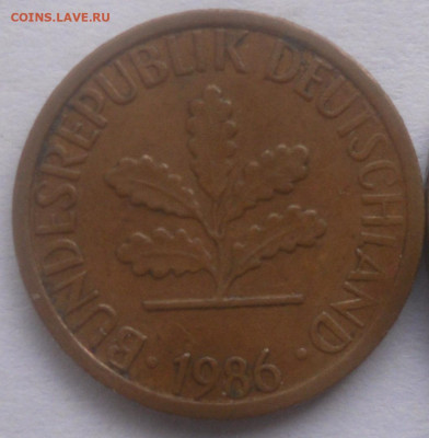 ФРГ 1 пфеннинг 1986 г. до 01.09 - SAM_7032.JPG