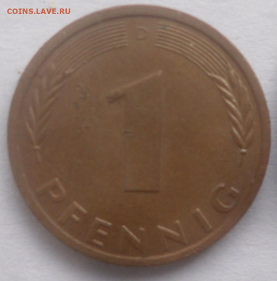 ФРГ 1 пфеннинг 1982 г. до 01.09 - SAM_7035.JPG