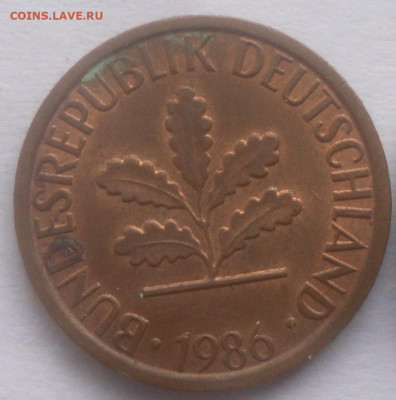 ФРГ 1 пфеннинг 1986 г. до 01.09 - SAM_7040.JPG