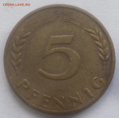 ФРГ 5 пфеннинг 1950 г. до 01.09 - SAM_7049.JPG