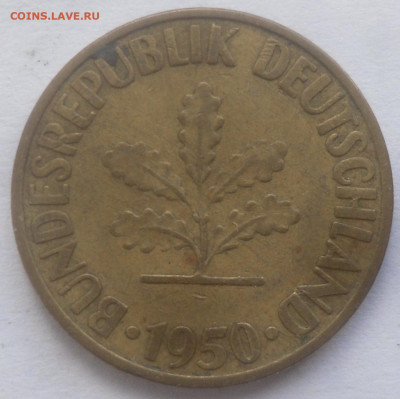 ФРГ 10 пфеннинг 1950 г. до 01.09 - SAM_7054.JPG