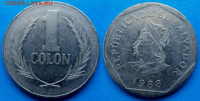 Сальвадор - 1 колон 1988 года до 31.08 - Сальвадор 1 колон, 1988   80