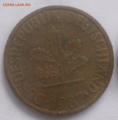 ФРГ 10 пфеннинг 1987 г. до 01.09 - SAM_7073.JPG