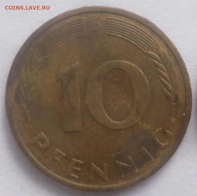ФРГ 10 пфеннинг 1987 г. до 01.09 - SAM_7072.JPG