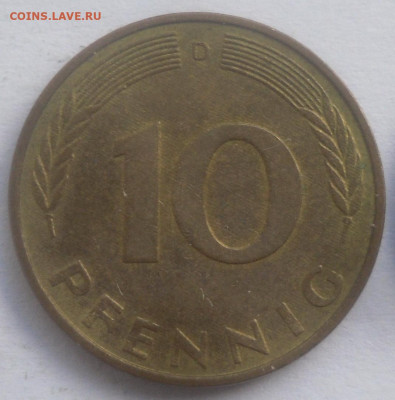 ФРГ 10 пфеннинг 1990 г. до 01.09 - SAM_7076.JPG