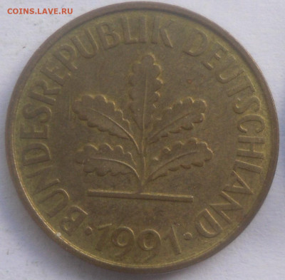ФРГ 10 пфеннинг 1991 г. до 01.09 - SAM_7079.JPG