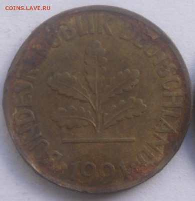 ФРГ 10 пфеннинг 1991 г. до 01.09 - SAM_7081.JPG