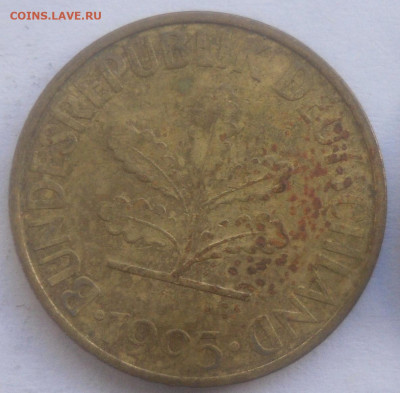 ФРГ 10 пфеннинг 1995 г. до 01.09 - SAM_7083.JPG